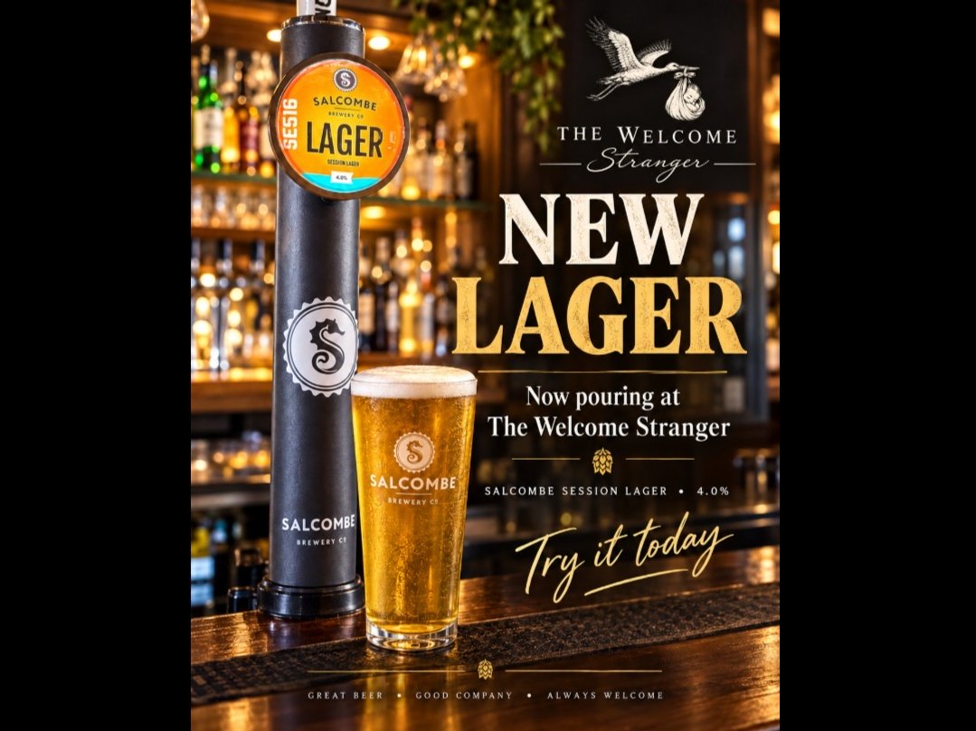 🍺 NEW ON THE BAR — SALCOMBE LAGER 🍺